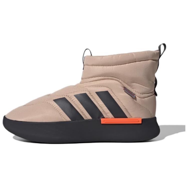 Adidas Adipuff Anti-Slip Wear-Resistant High-Top Casual Shoes Unisex Brown