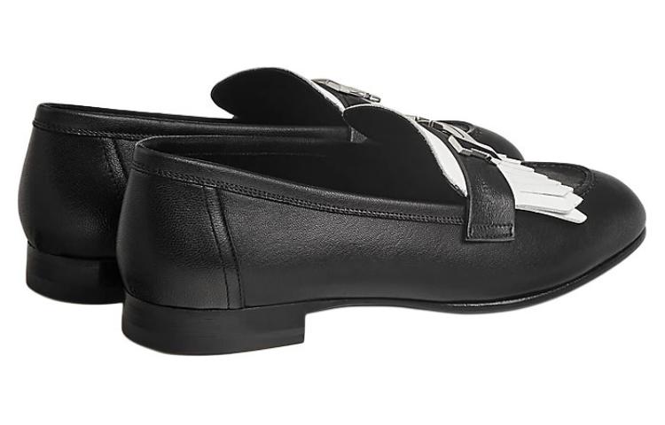 HERMES Loafers Women's Black
