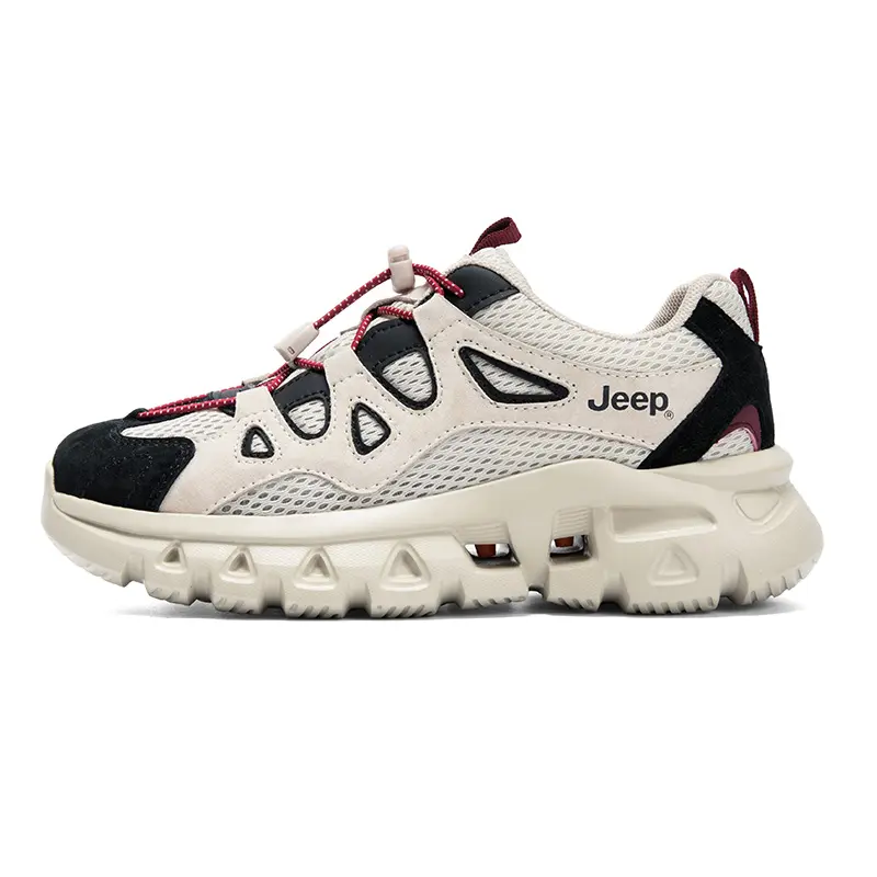 Jeep Cushioning Height Increase With Slip Resistant Properties Low top Chunky Sneakers Women's