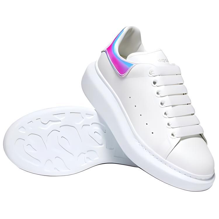Alexander McQueen Oversized Sneaker 'White Shock Pink' Women's
