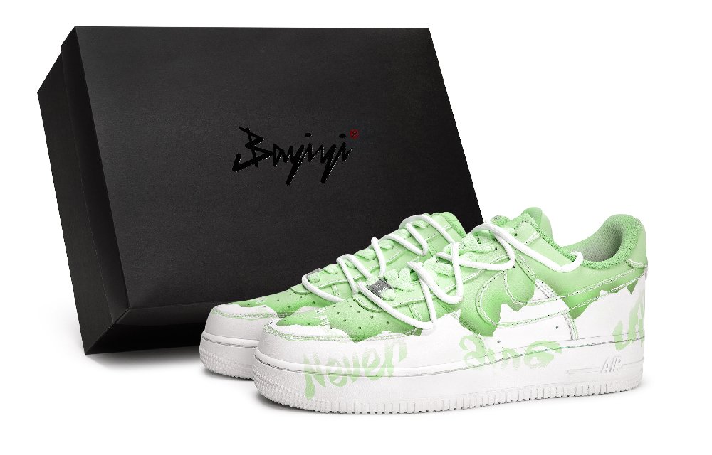 Nike Air Force 1 Skateboard Shoes Unisex Low-Top Green