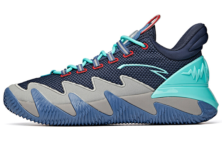ANTA Basketball Shoes 'Blue Grey Red'