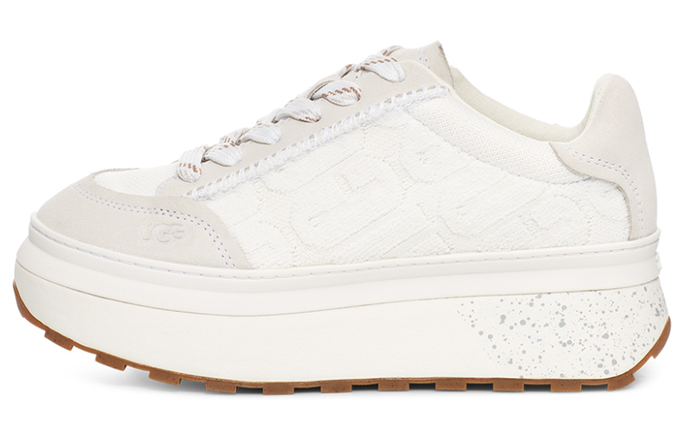 UGG Marin Lace Logo Sneaker 'White' Women's