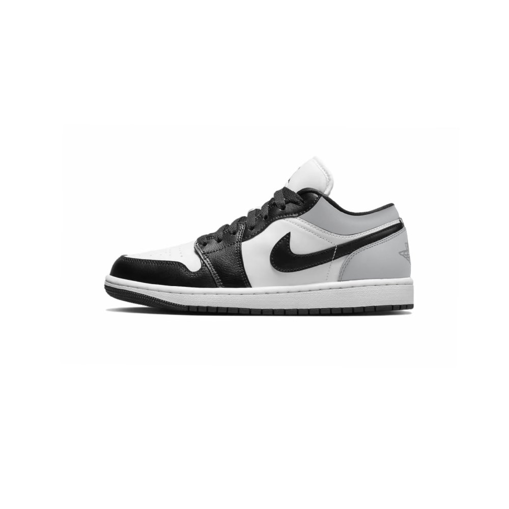 Jordan Air Jordan 1 Low Top Vintage Basketball Shoes Unisex Black Gray Color
