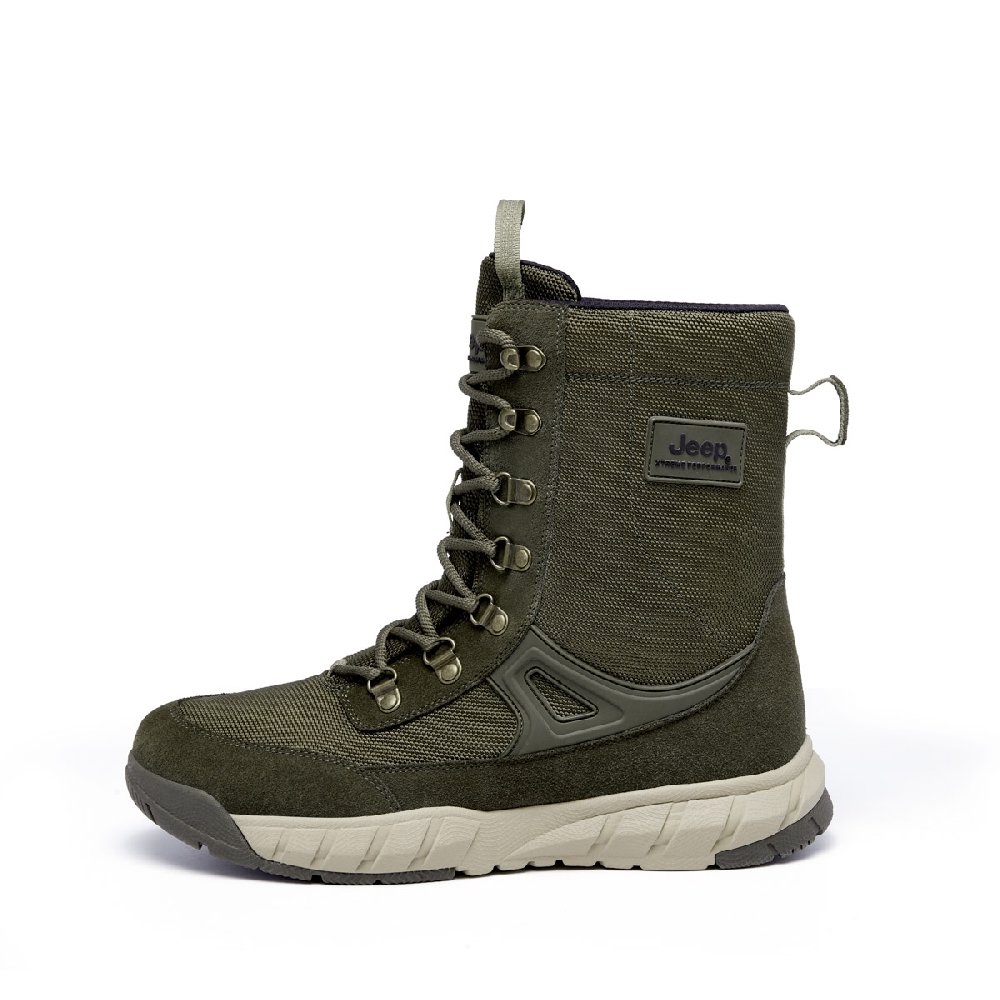 Jeep Snow Boots Men Green