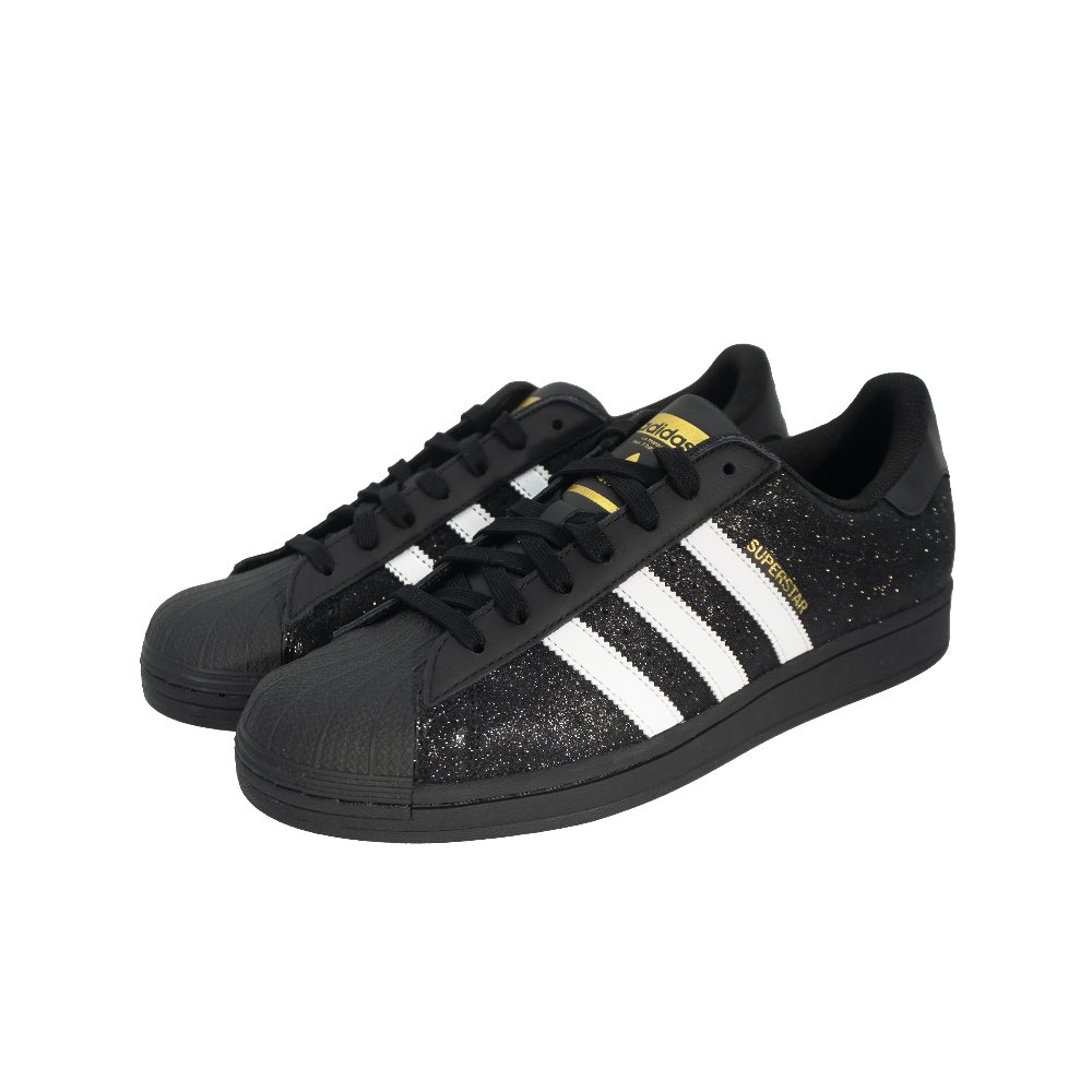 Adidas Originals SUPERSTAR Durable Breathable Low-Top Skateboard Shoes Unisex Black White Diamond