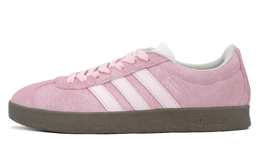 Adidas Neo Vl Court Low Top Skateboard Shoes Unisex Pink