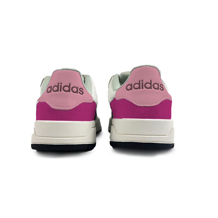 Adidas Neo Entrap Anti-Slip Wear-Resistant Low-Top Skateboard Shoes Unisex White Red