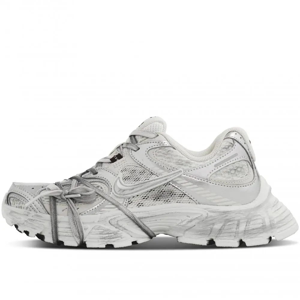 Nike V5 RNR Abrasion Resistant Breathable Low top Running Shoes Unisex Silver Gray