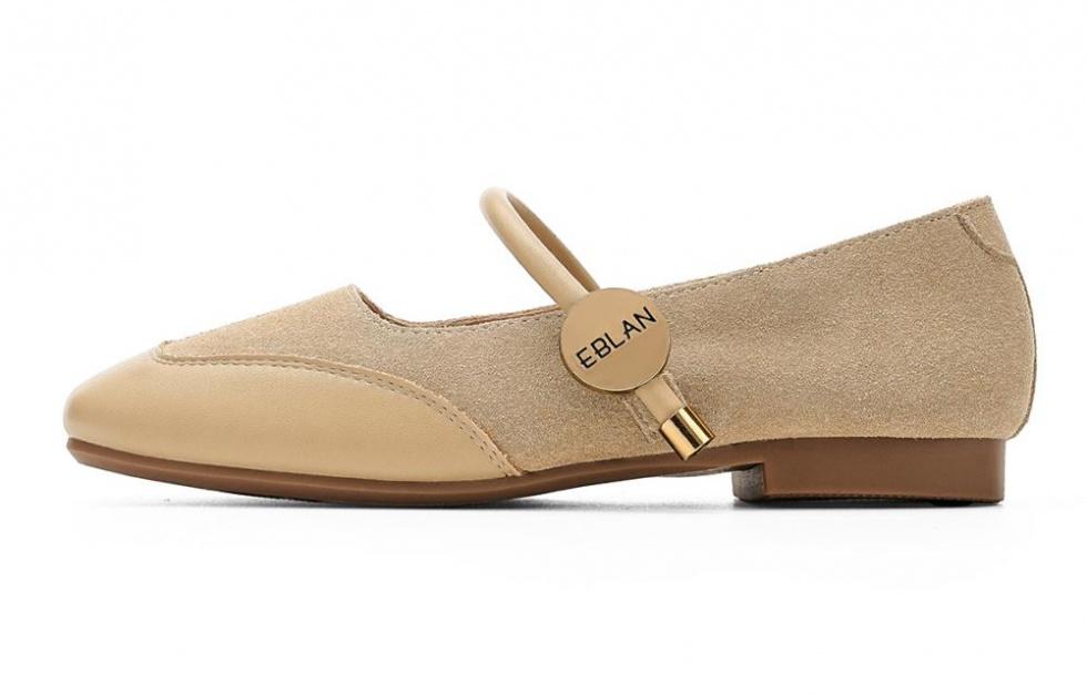 EBLAN Casual Single Shoes Women's Sand