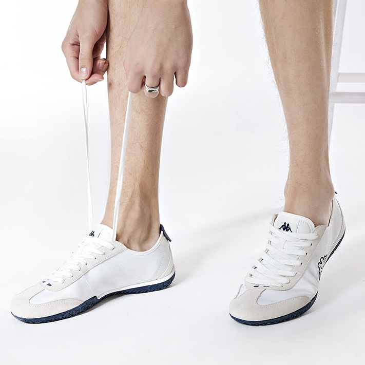 Kappa Slip Resistant, Abrasion Resistant, Lightweight Low Top Running Shoes Unisex White Blue купить в интернет-магазине Yoocart с быстрой доставкой по России.
