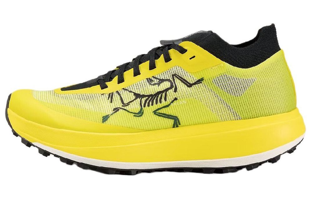 Arcteryx SYLAN Abrasion Resistant Low Top Trail Running Marathon Training Long Distance Running Shoes Men's Yellow