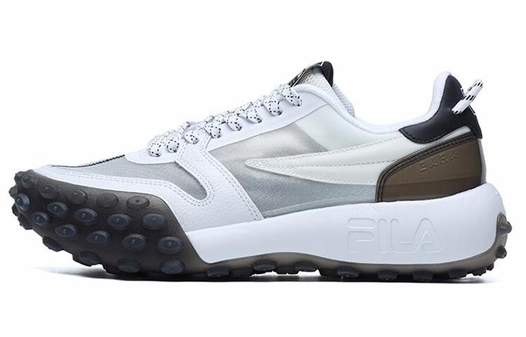 FILA Gara Cushioning Anti-Slip Wear-Resistant Breathability Low-Top Chunky Sneakers Women's Cloud Dancing White
