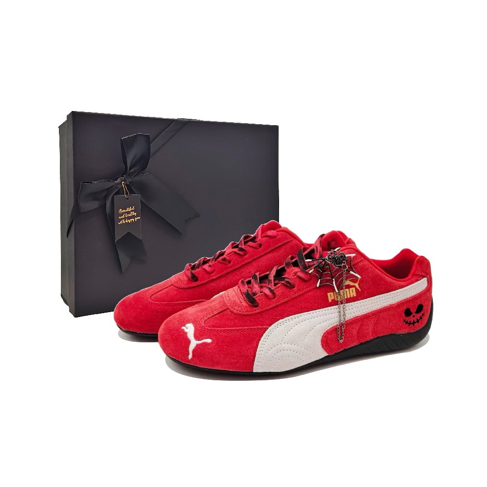 PUMA Speedcat Go Demon CNY Collection Low Top Training Shoes Unisex Flame Red