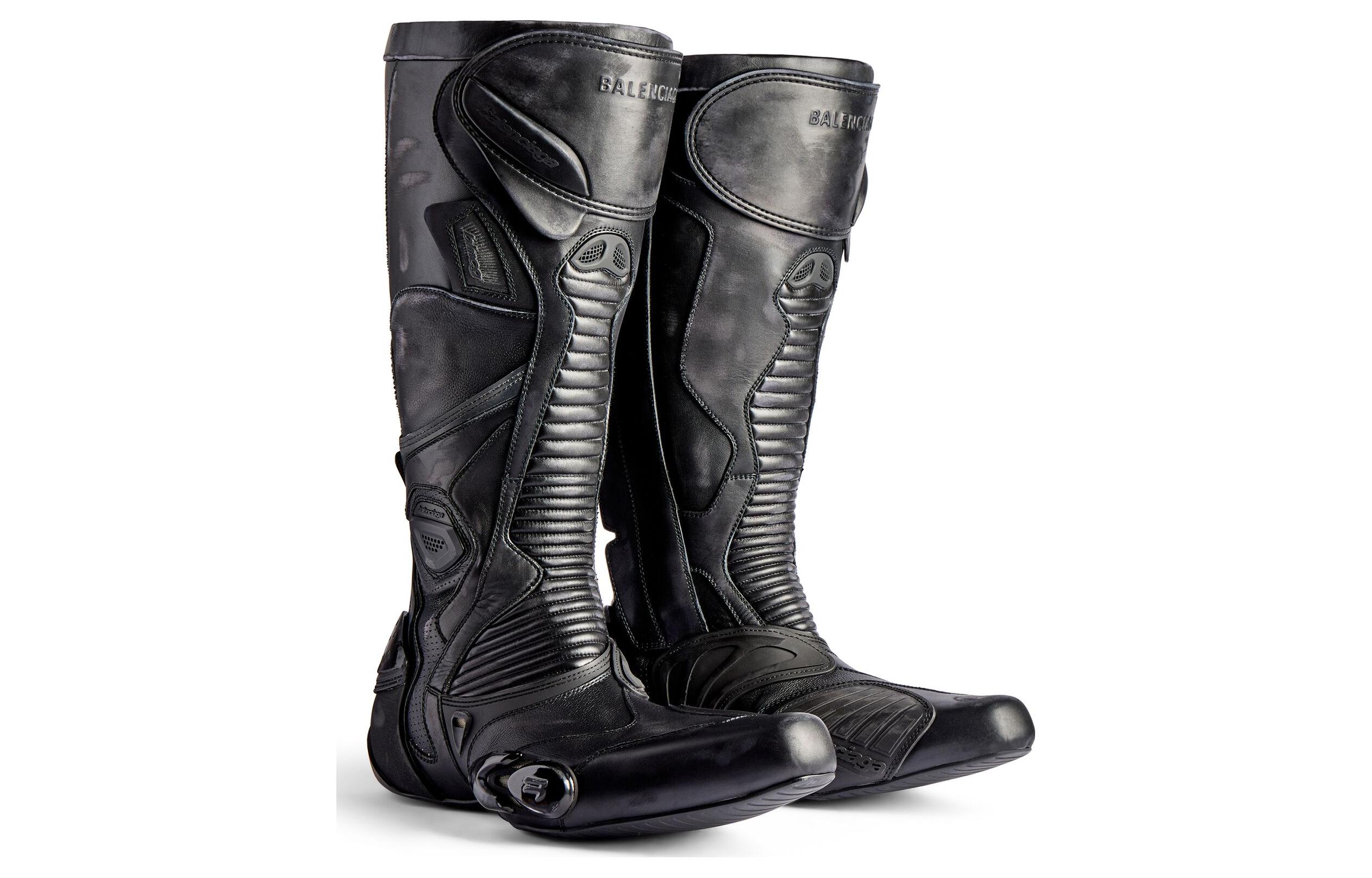 Balenciaga Biker Leather Boots