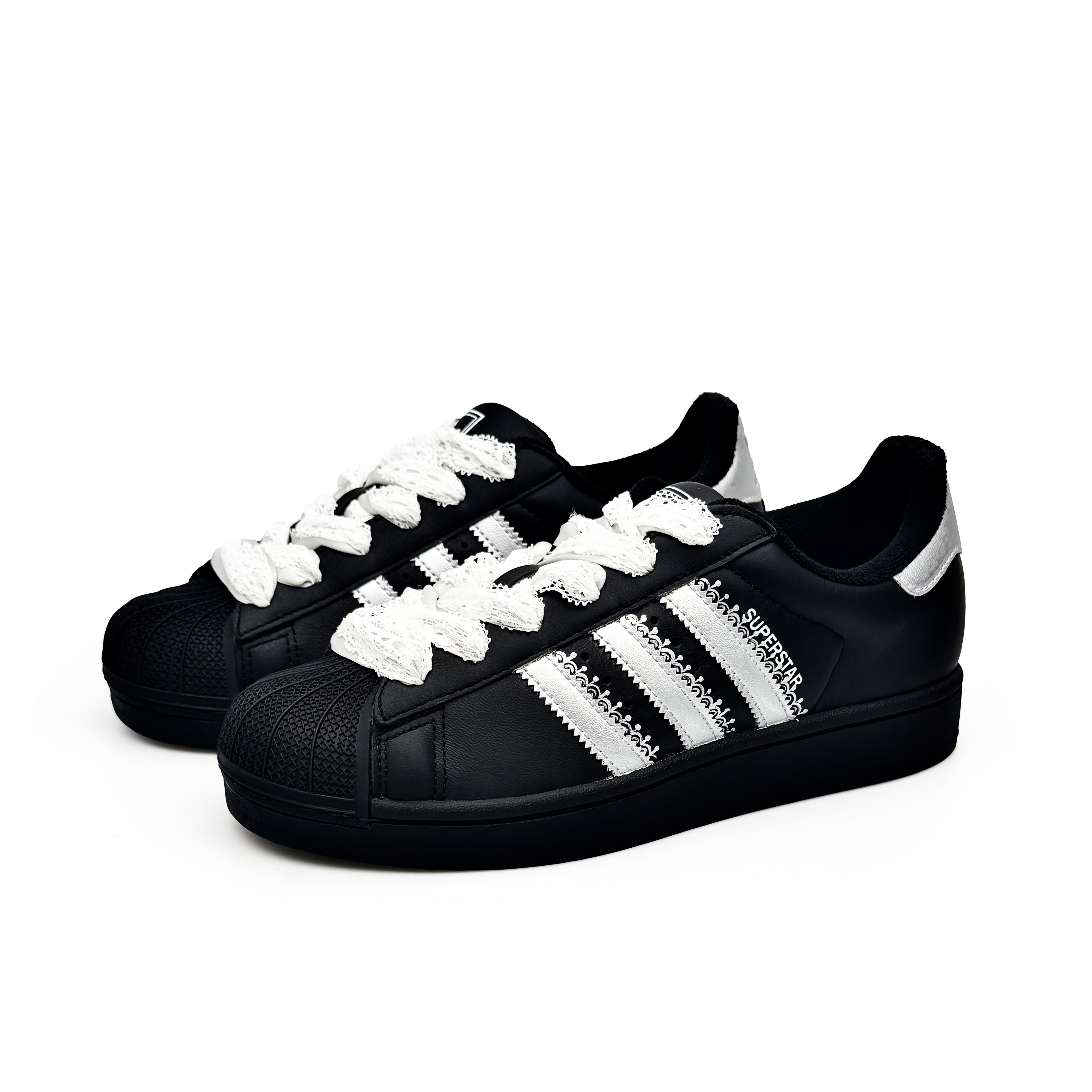 Adidas Originals Superstar 2 Skateboard Shoes Unisex Low Top Black/White/Silver купить в интернет-магазине Yoocart с быстрой доставкой по России.