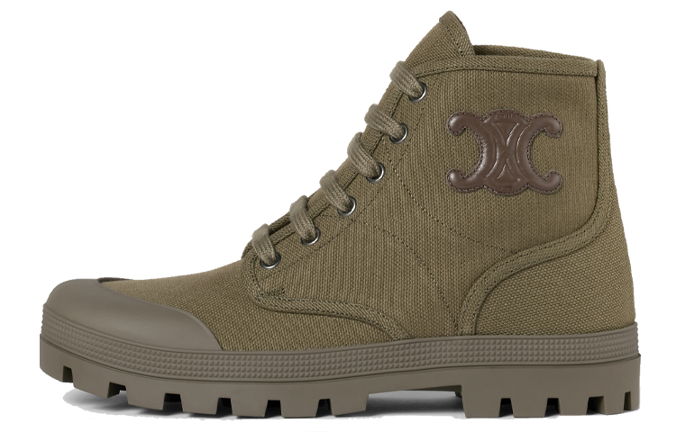 CELINE Patapans Martin Boot Women's Army Green
