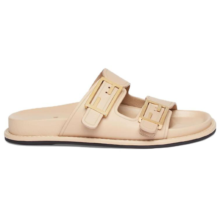 FENDI Slide Slippers Women's Beige купить в интернет-магазине Yoocart с быстрой доставкой по России.