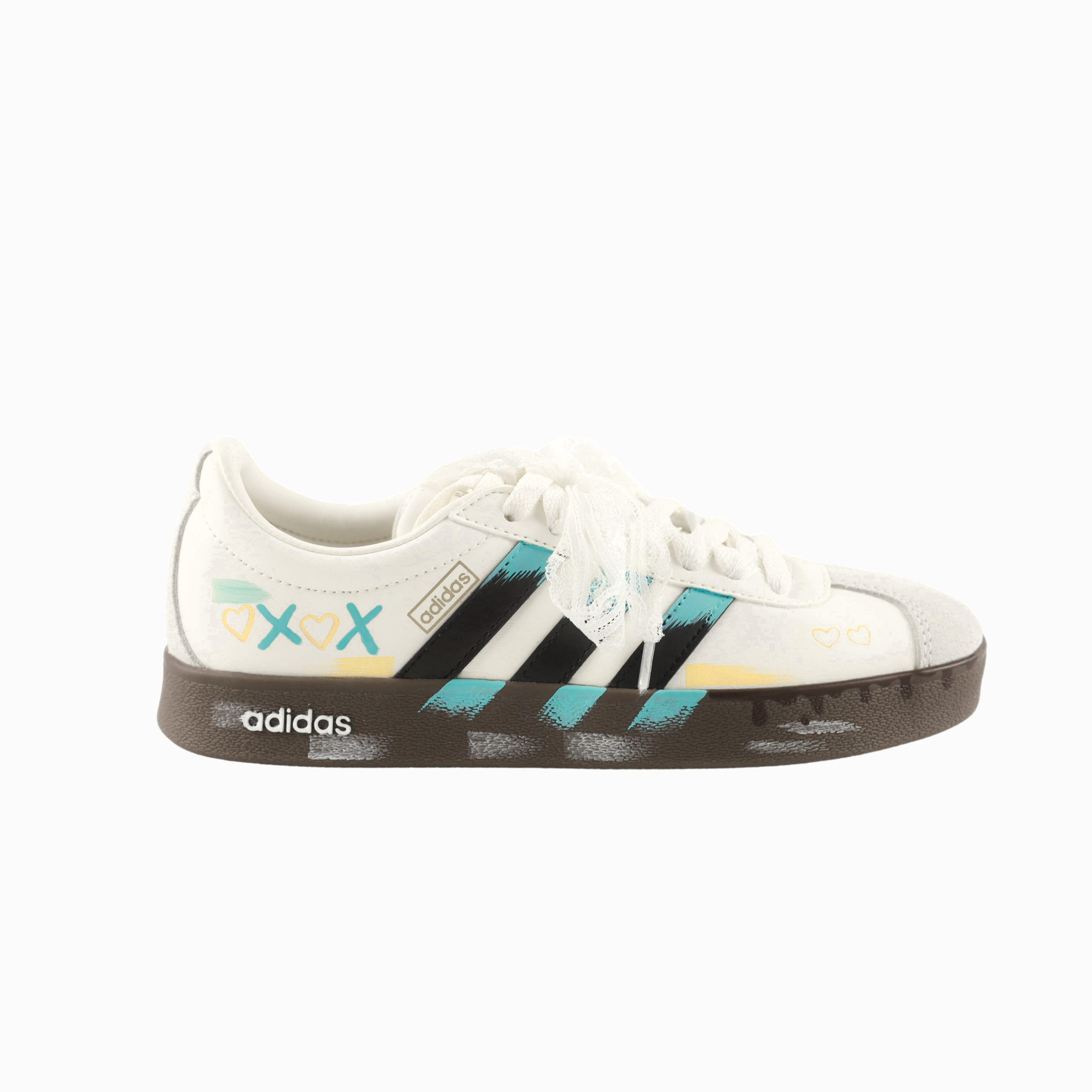 Adidas VL COURT 2.0 Cushioning, Wear Resistant Low top Skateboard Shoes Unisex