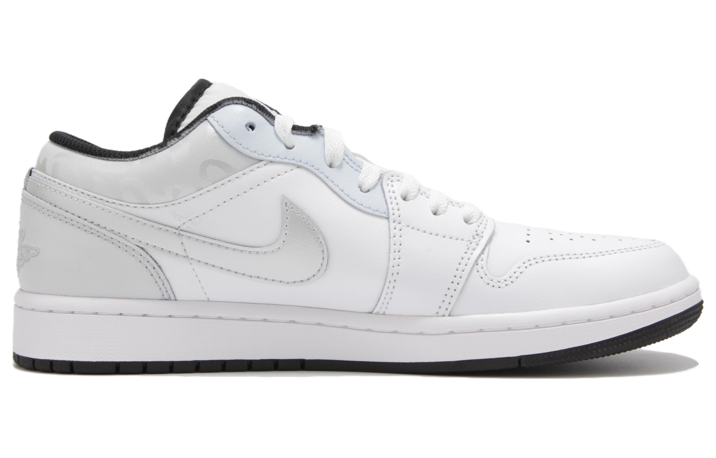 Jordan Air Jordan 1 Cushioning Wear-Resistant Low-Top Vintage Basketball Shoes Women's White купить в интернет-магазине Yoocart с быстрой доставкой по России.