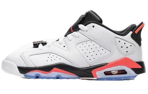 JORDAN 6 Retro Low White Infrared 23 Black GS