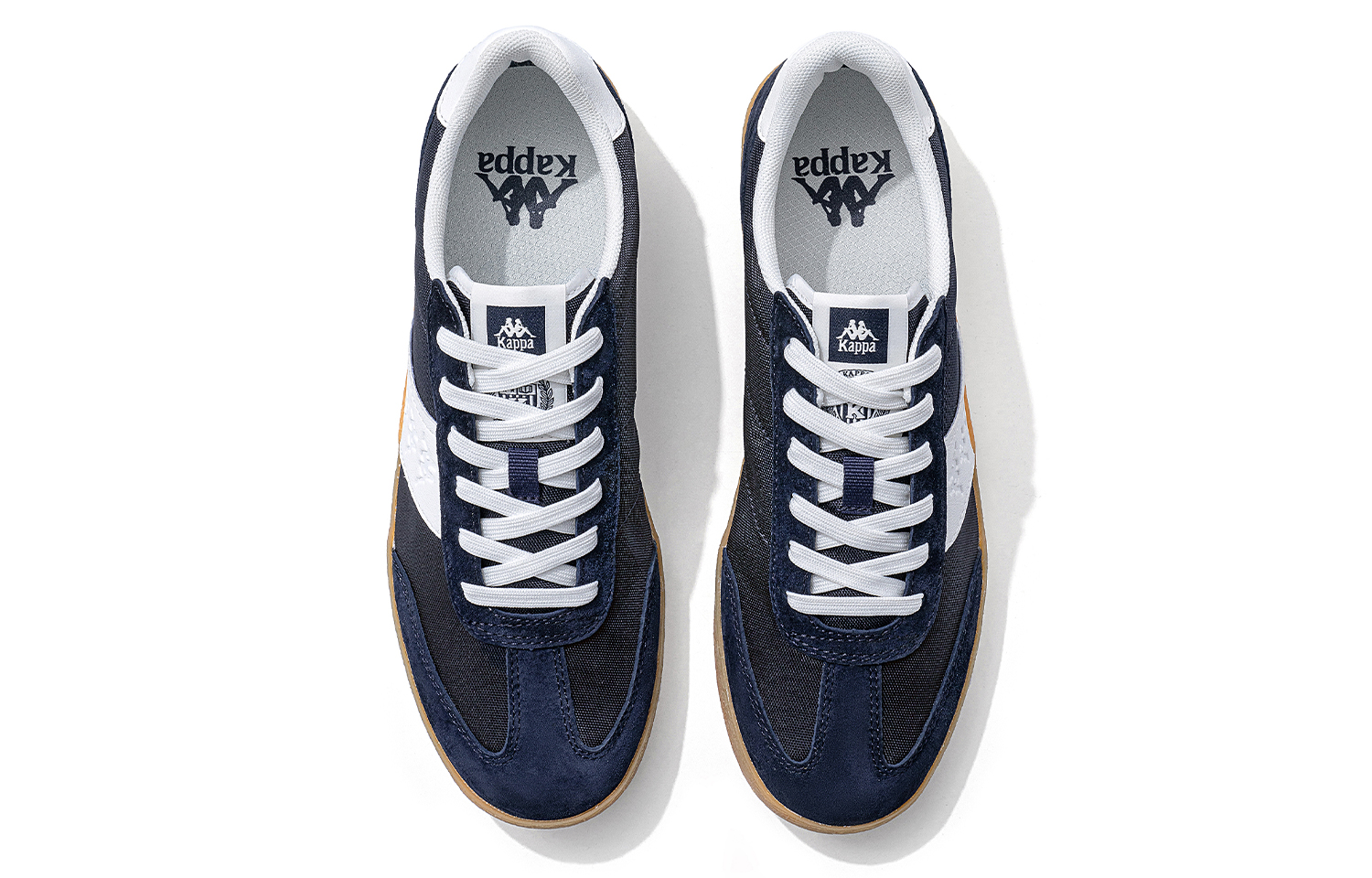 Kappa Inter City Commute Back to Back Anti Slip Wear Resistant Low Top Skateboard Shoes Unisex Midnight Blue купить в интернет-магазине Yoocart с быстрой доставкой по России.