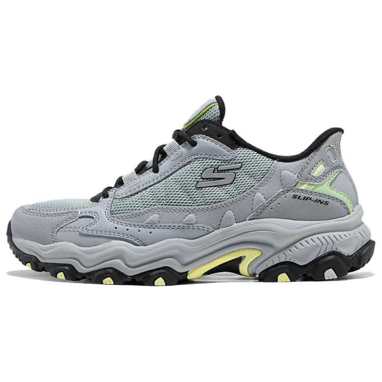 Skechers OUTDOOR WOMENS Cushioning Abrasion Resistant Breathable Slip Resistant Low Top Hiking Shoes Women's Gray