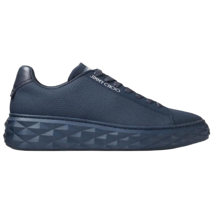 Jimmy Choo Diamond Low Top Casual Shoes Men's Marine Blue