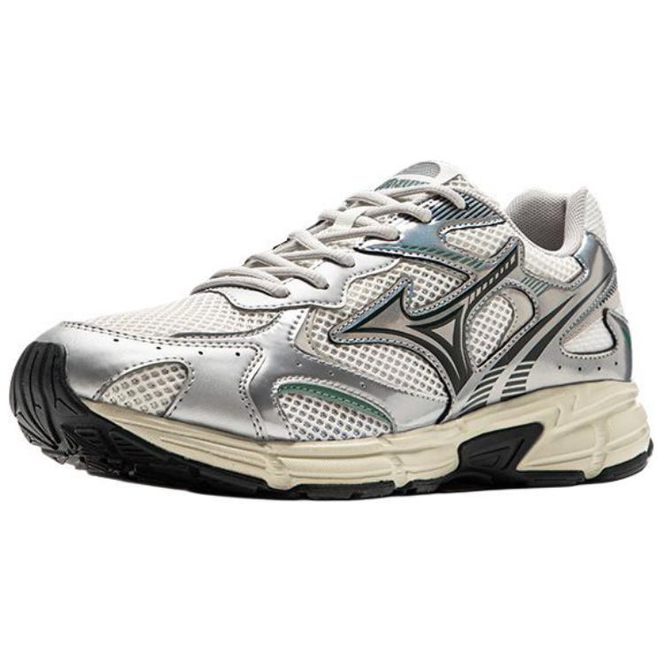 Mizuno Speed 2K Abrasion Resistant Breathable Slip Resistant Low Top Casual Running Shoes Unisex White Silver
