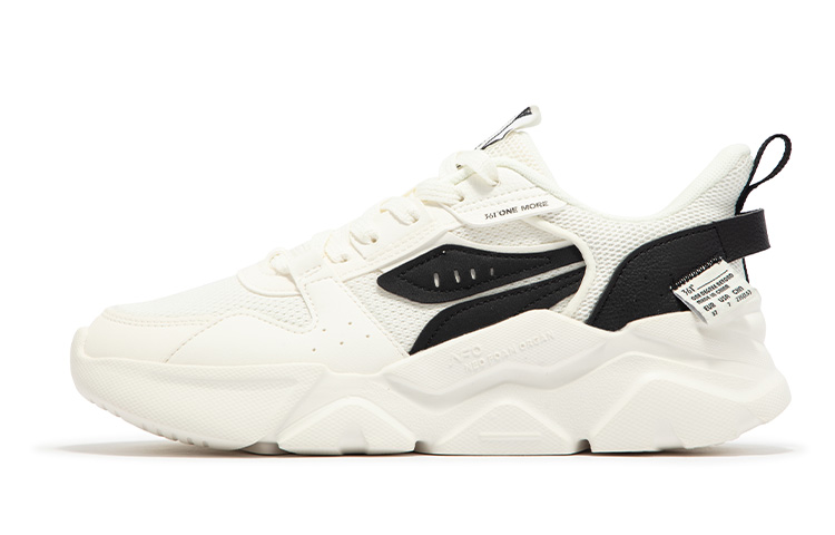 361° Prism SE Anti-Slip And Wear-Resistant Breathable Low-Top Casual Shoes Women's White Black
