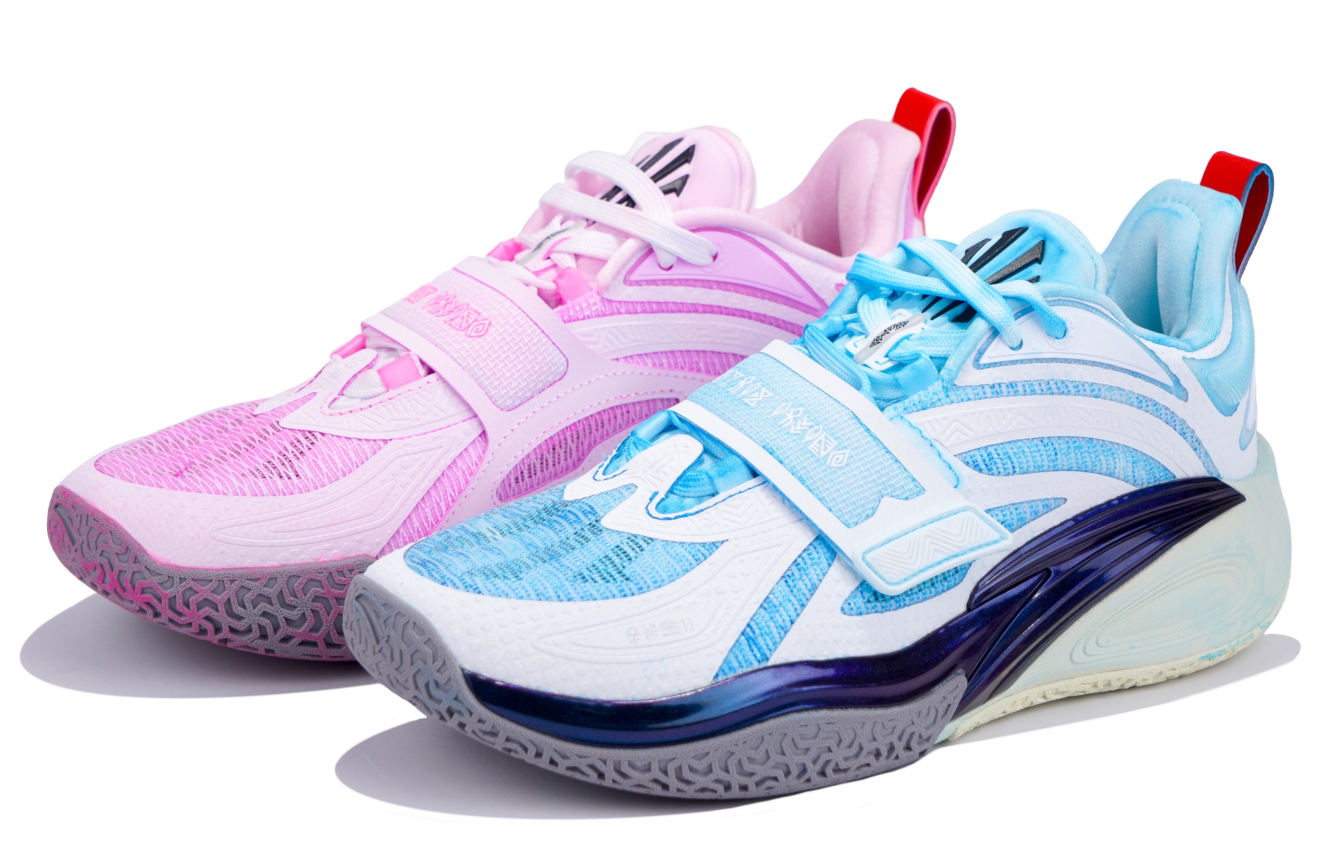 Anta KAI 1 Cushioned Slip-Resistant Low-Top Basketball Shoes Unisex Blue Pink купить в интернет-магазине Yoocart с быстрой доставкой по России.