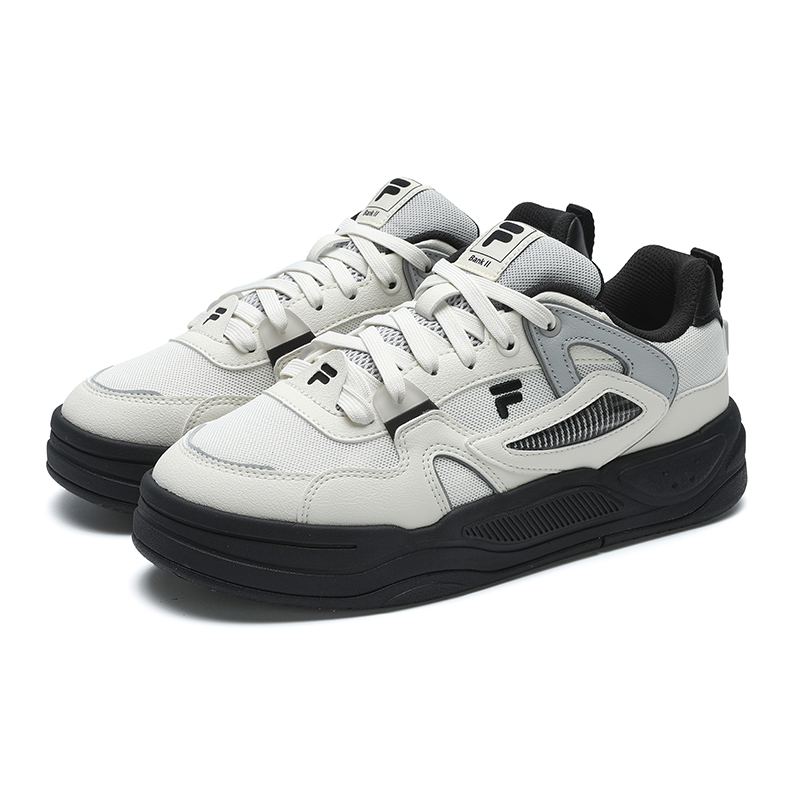 FILA FUSION BANK II Wear-Resistant Low-Top Skateboard Shoes Women's Black White купить в интернет-магазине Yoocart с быстрой доставкой по России.