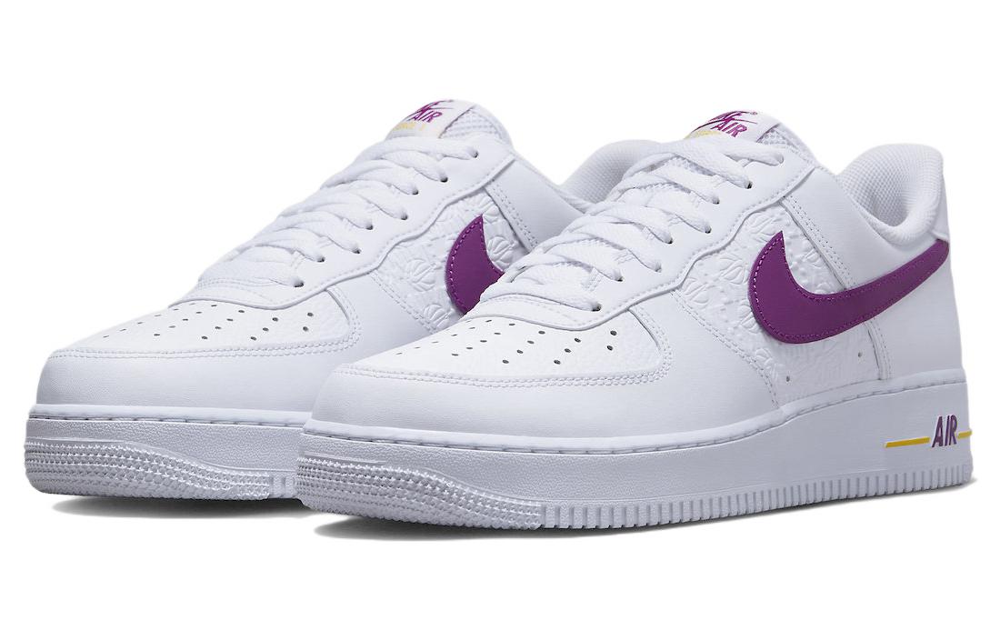 Nike Air Force 1 '07 'Embossed Hoops   Lakers'