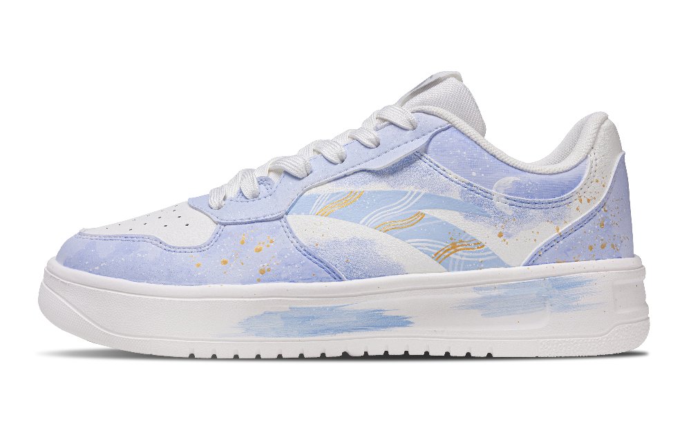 Anta Relaxed Balanced Cushioning Low Top Skateboard Shoes Women's Light Lavender