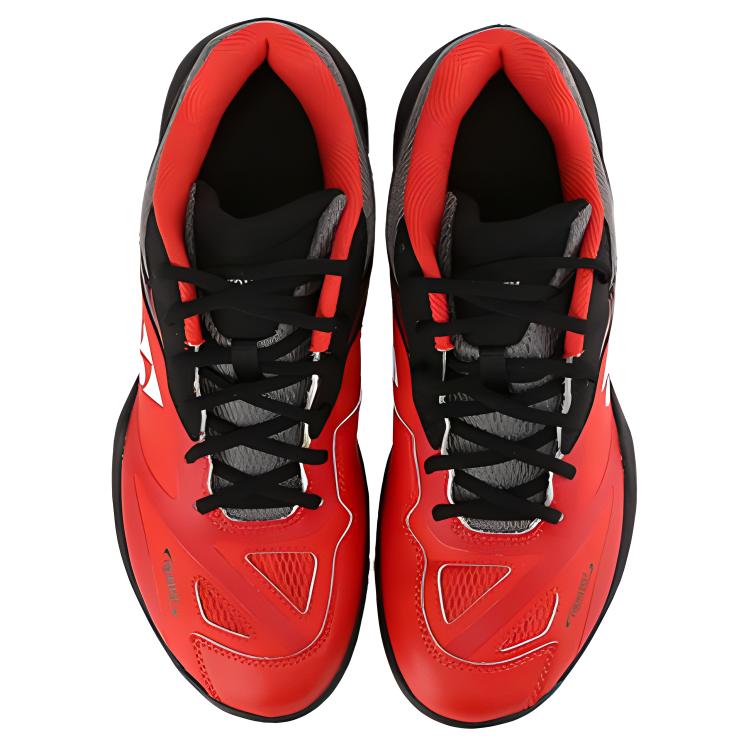 YONEX POWER CUSHION 65 X2 Abrasion Resistant Breathable Low top Badminton Shoes Men's Red Black купить в интернет-магазине Yoocart с быстрой доставкой по России.