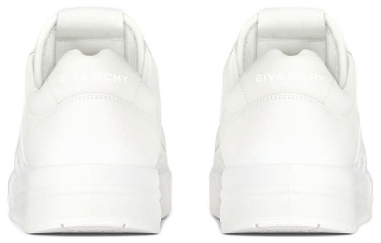 Givenchy White G4 Leather Low-Top Sneakers