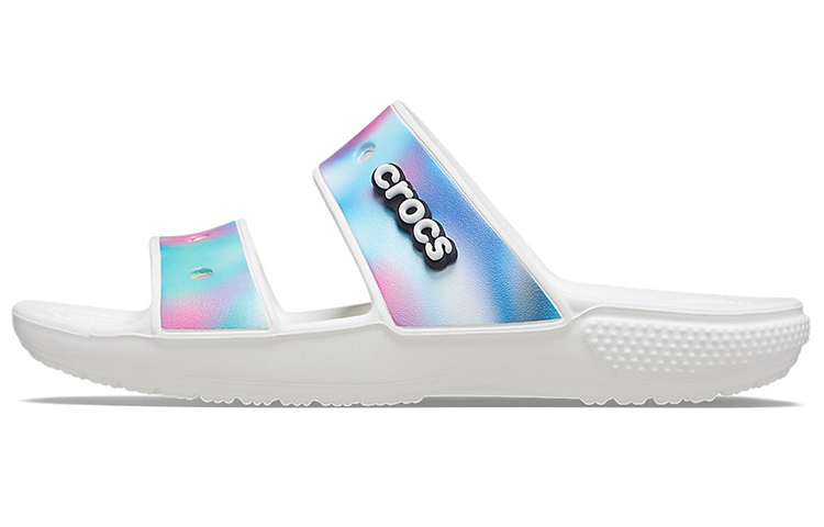 Crocs Classic Colorful Unisex Multi Color White Sandals