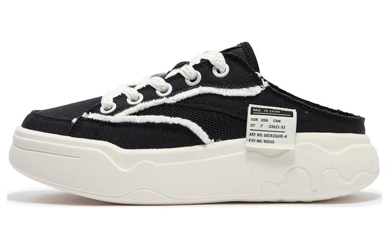 361° Durable Breathable Low-Top Casual Shoes Women's Black White