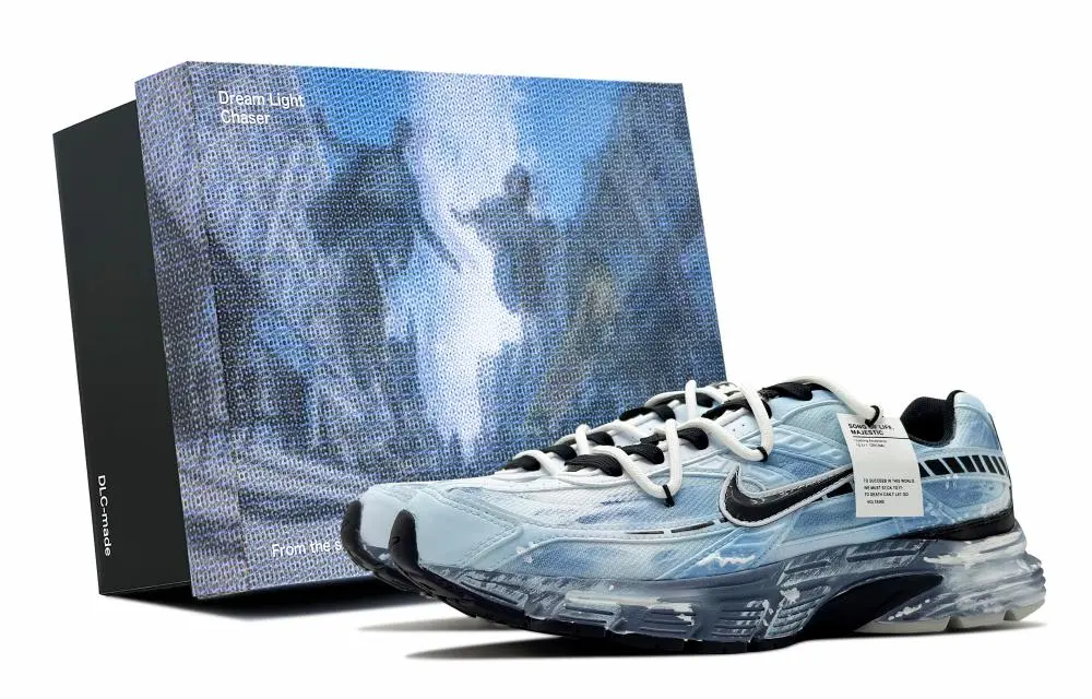 Nike Initiator Low top Running Shoes Men's Black White Blue