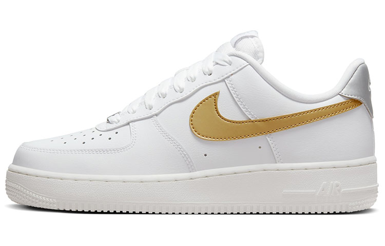 Nike Air Force 1 Low '07 White Metallic Gold Women's