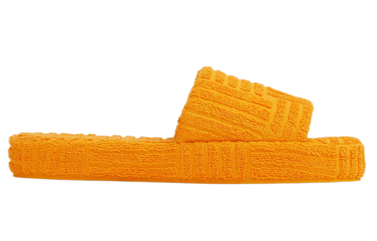 Bottega Veneta Resort Sponge Slide Tangerine
