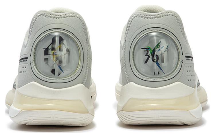 361° DVD2 Spencer Dinwiddie DVD2 SE Slip-Resistant Low-Top Basketball Shoes Men's Beige Gray