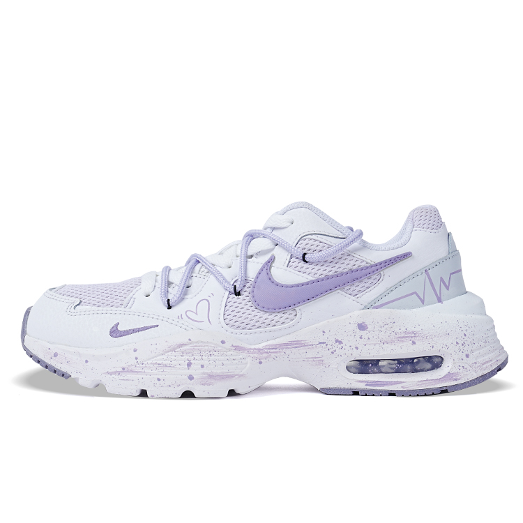 Nike Air Max Fusion Low-Top Running Shoes Women's Purple White