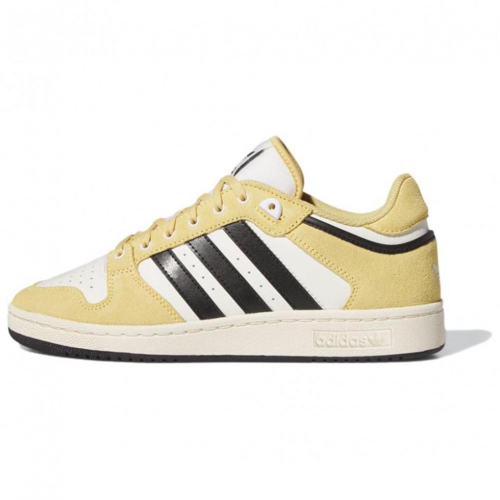 Adidas Originals CENTENNIAL RM Anti Slip Wear Resistant Low Top Skateboard Shoes Unisex Yellow Black White
