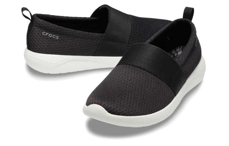Crocs LiteRide Casual Shoes Women's Low top Black/White купить в интернет-магазине Yoocart с быстрой доставкой по России.