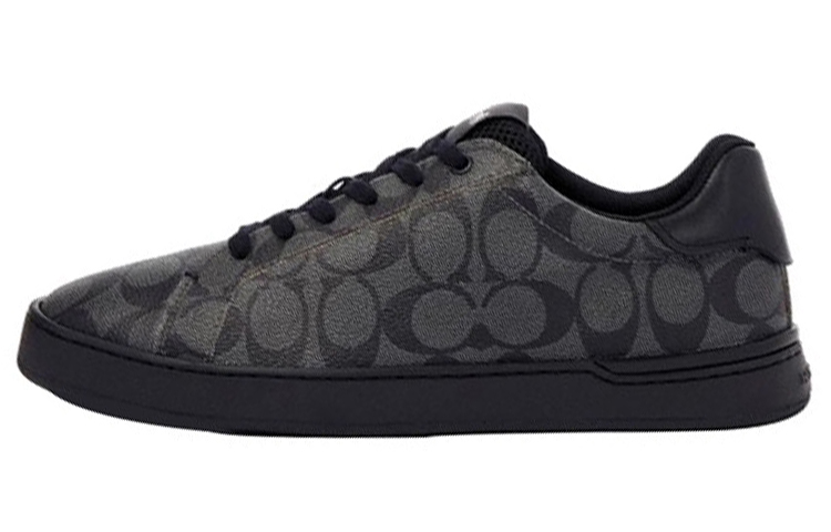 COACH Low Top Stylish Skateboarding Shoes Men's Black