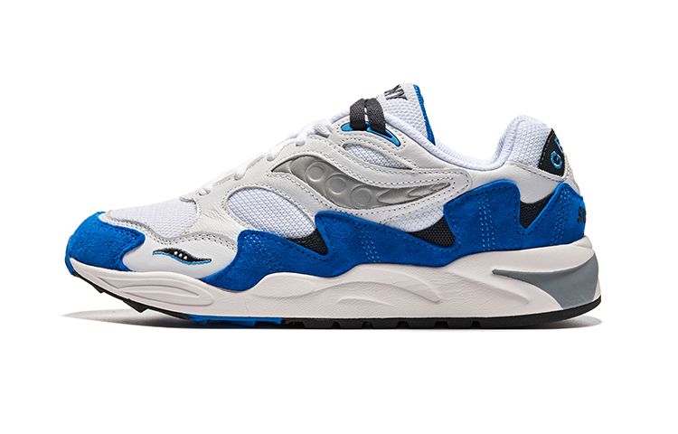 saucony Grid Shadow 2 White Blue