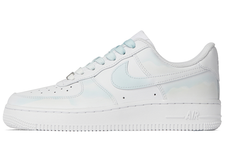 Nike Air Force 1 Low-Top Skateboard Shoes Women's White