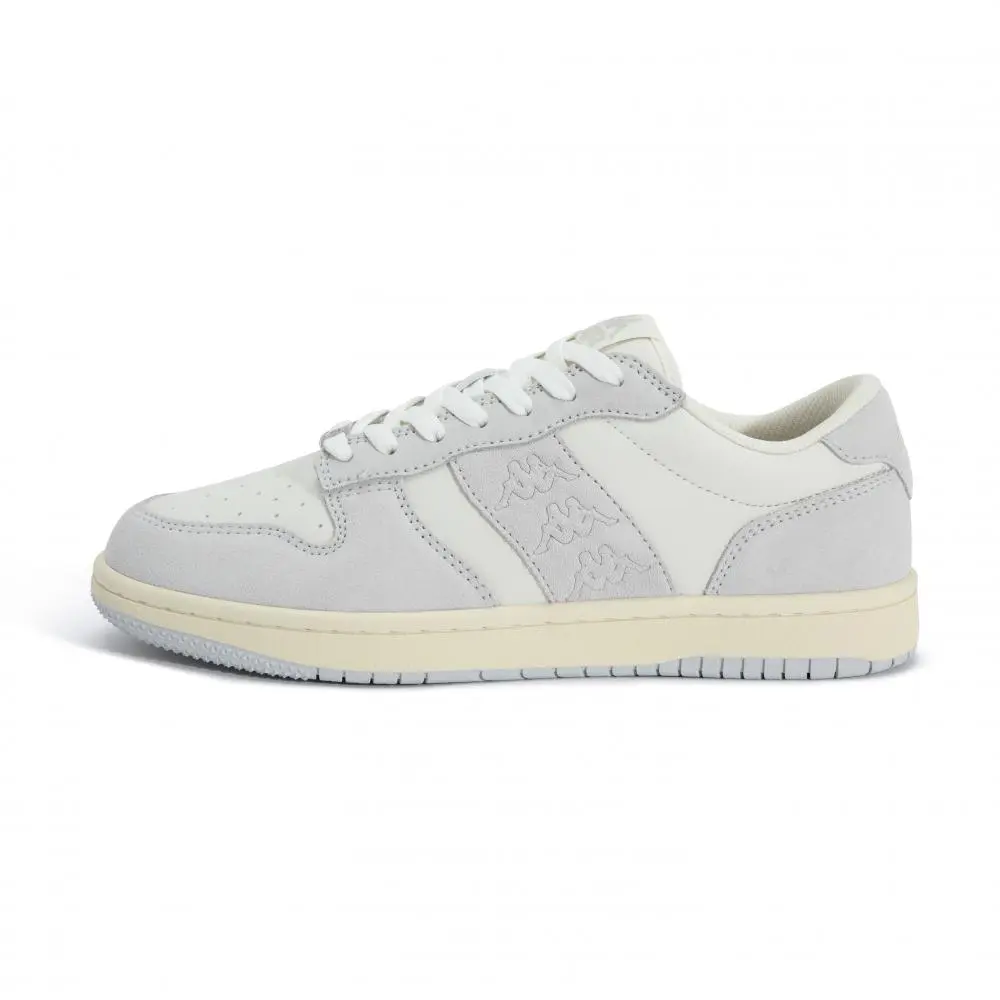 Kappa Coverage Slip Resistant, Abrasion Resistant, Lightweight, Height Increasing Low Top Skateboard Shoes Unisex Gray