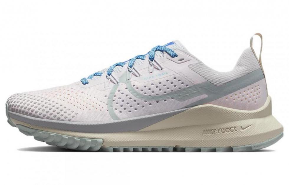 Nike React Pegasus Trail 4 Pearl Pink Football Grey Baltic Blue Wolf Grey Women's